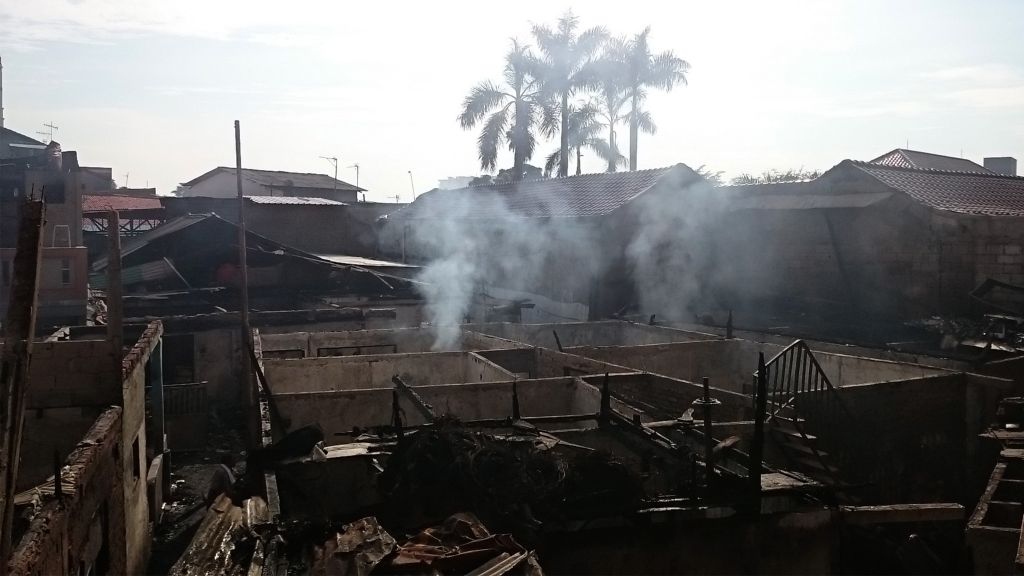 Aftermath Of Fire Which Hit Densely Populated Settlements In Jakartka