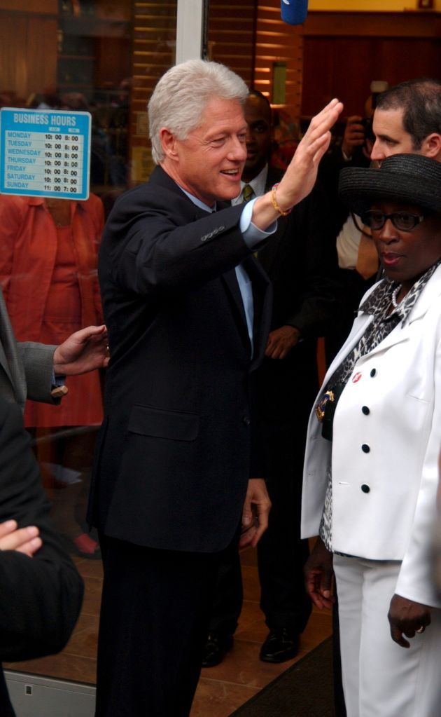 Bill Clinton Book Signing in Harlem