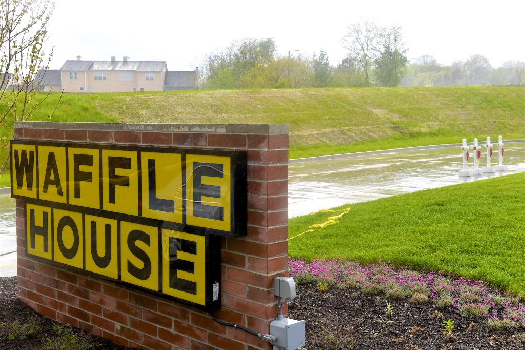 Memorial Crosses Erected At Waffle House Where Four People Were Killed By Gunman