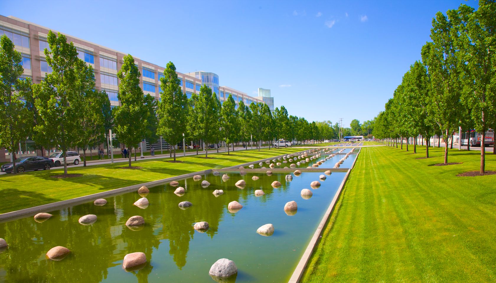 Japanese-style tranquil setting at Cleveland Clinic