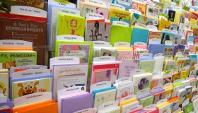 Greeting cards for sale in Publix, grocery store.