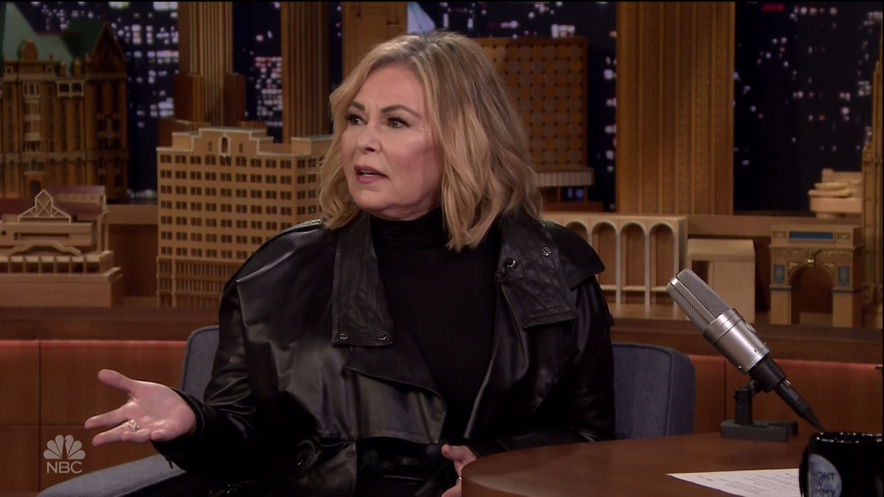 Roseanne Barr during an appearance on NBC's 'The Tonight Show Starring Jimmy Fallon.'