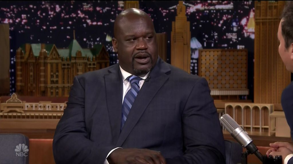 Shaquille O'Neal during an appearance on NBC's 'The Tonight Show Starring Jimmy Fallon.'