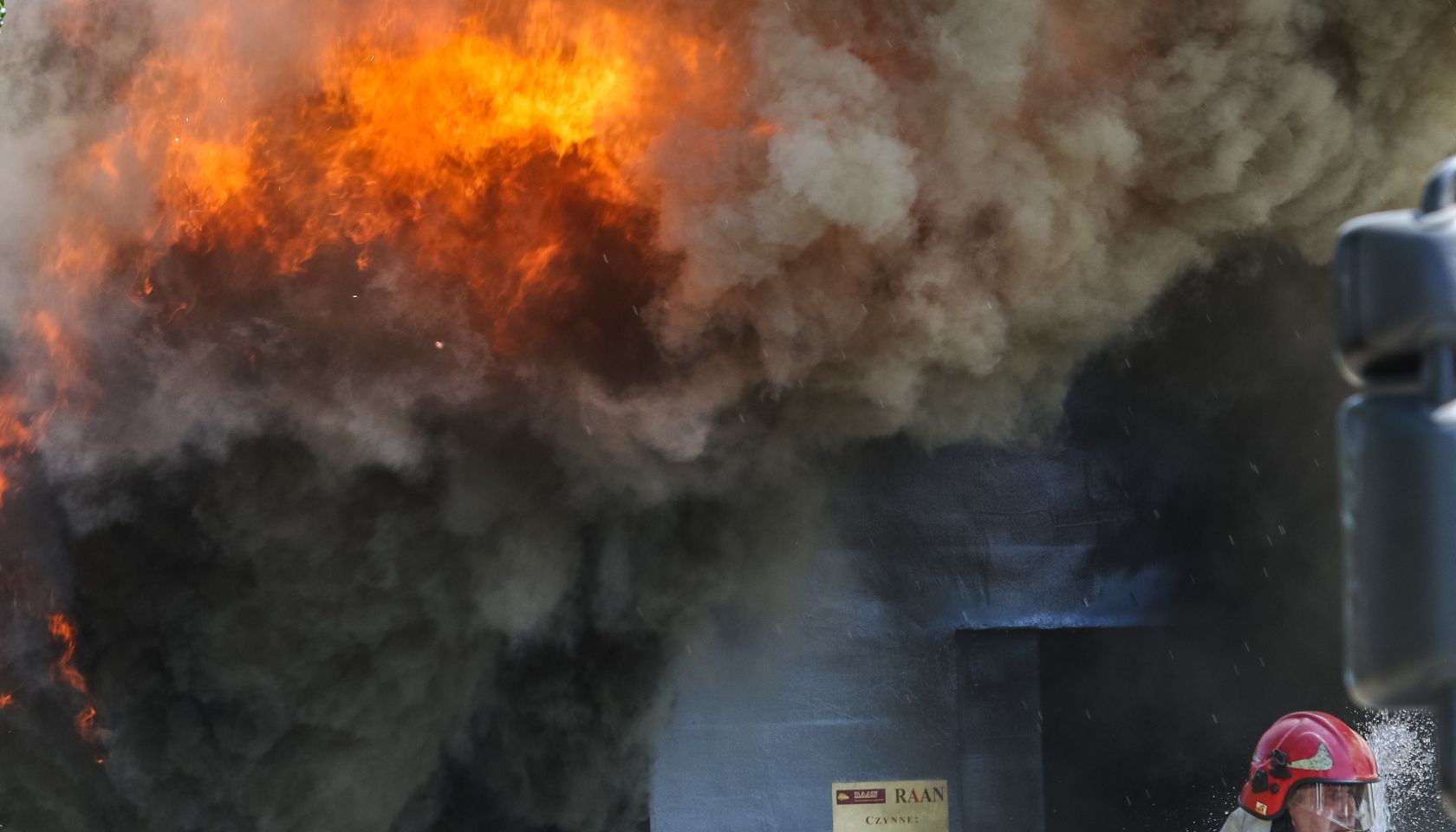 Fire In Gdansk