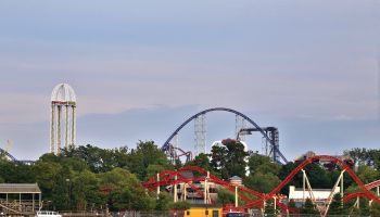 Amusement Park Complex, Cedar Point Amusement Park, Sandusky, Ohio, USA