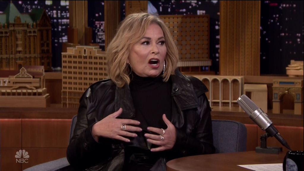 Roseanne Barr during an appearance on NBC's 'The Tonight Show Starring Jimmy Fallon.'
