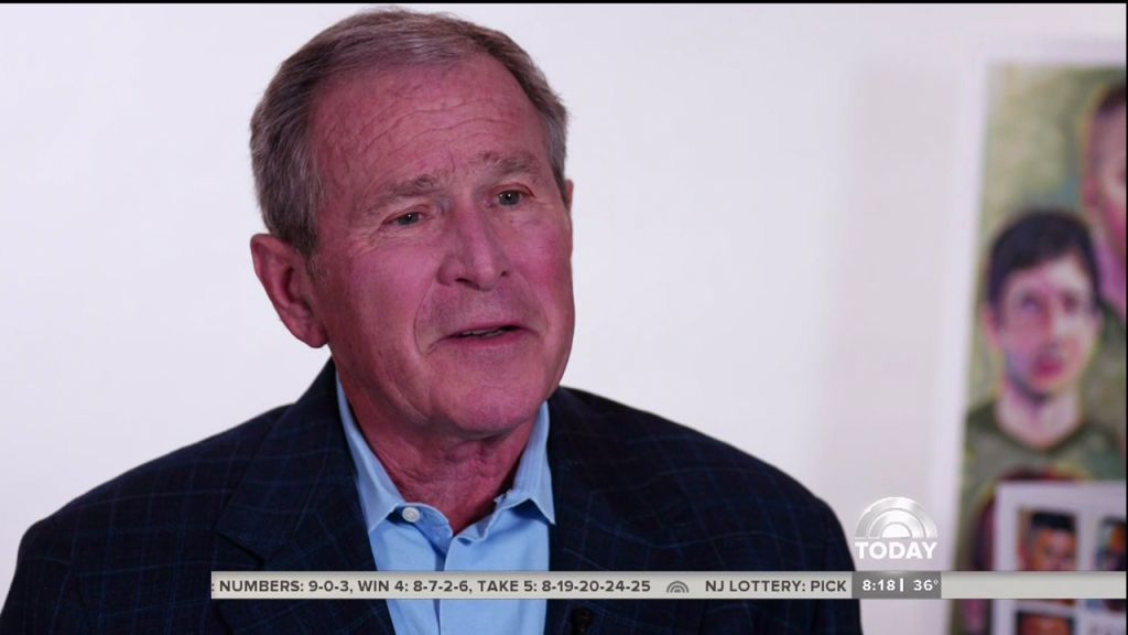 George W. Bush during an appearance on NBC's 'Today Show'