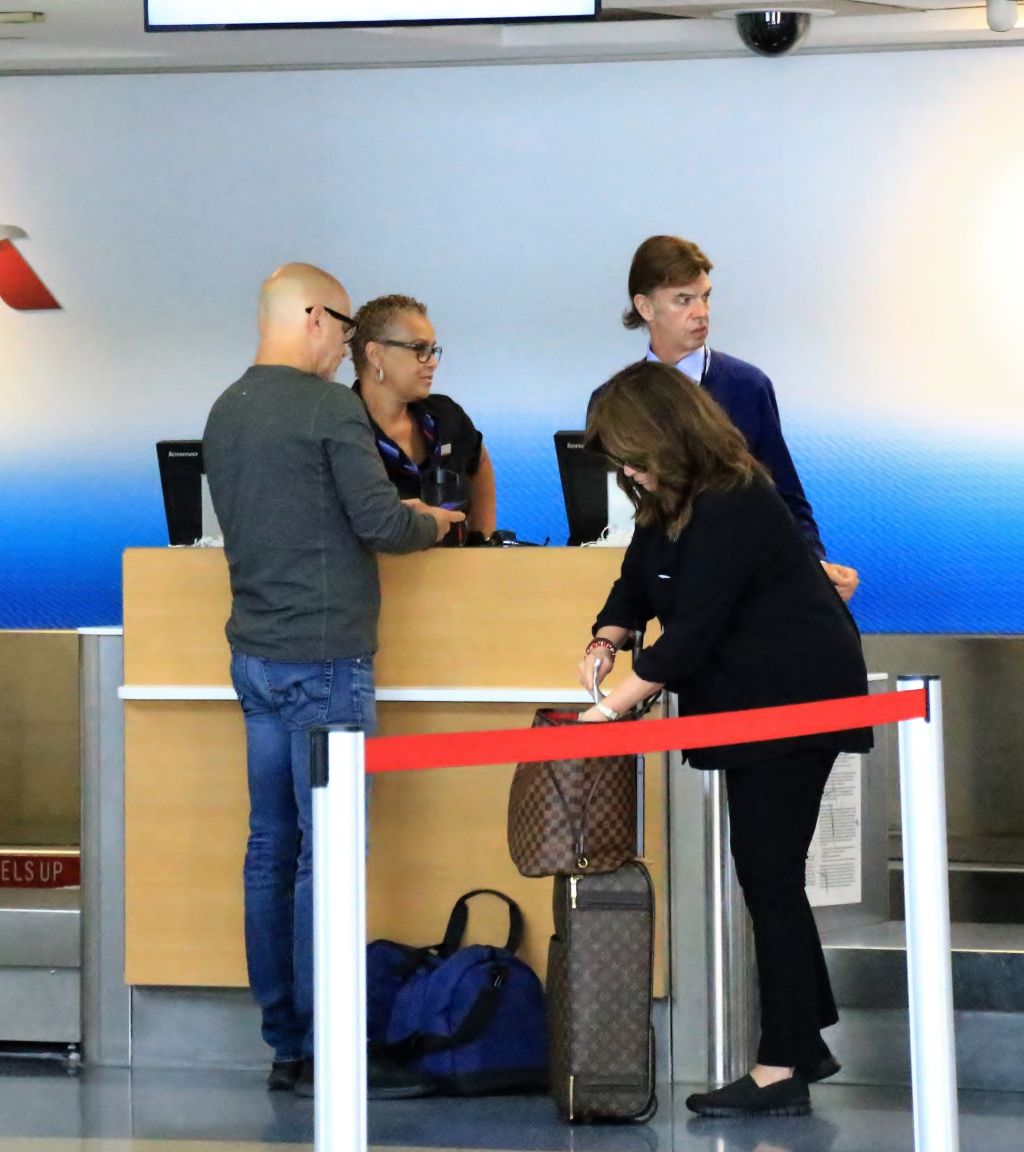Valerie Bertinelli departs from LAX with her husband