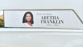 Celebrities arrive for the funeral service of Aretha Franklin