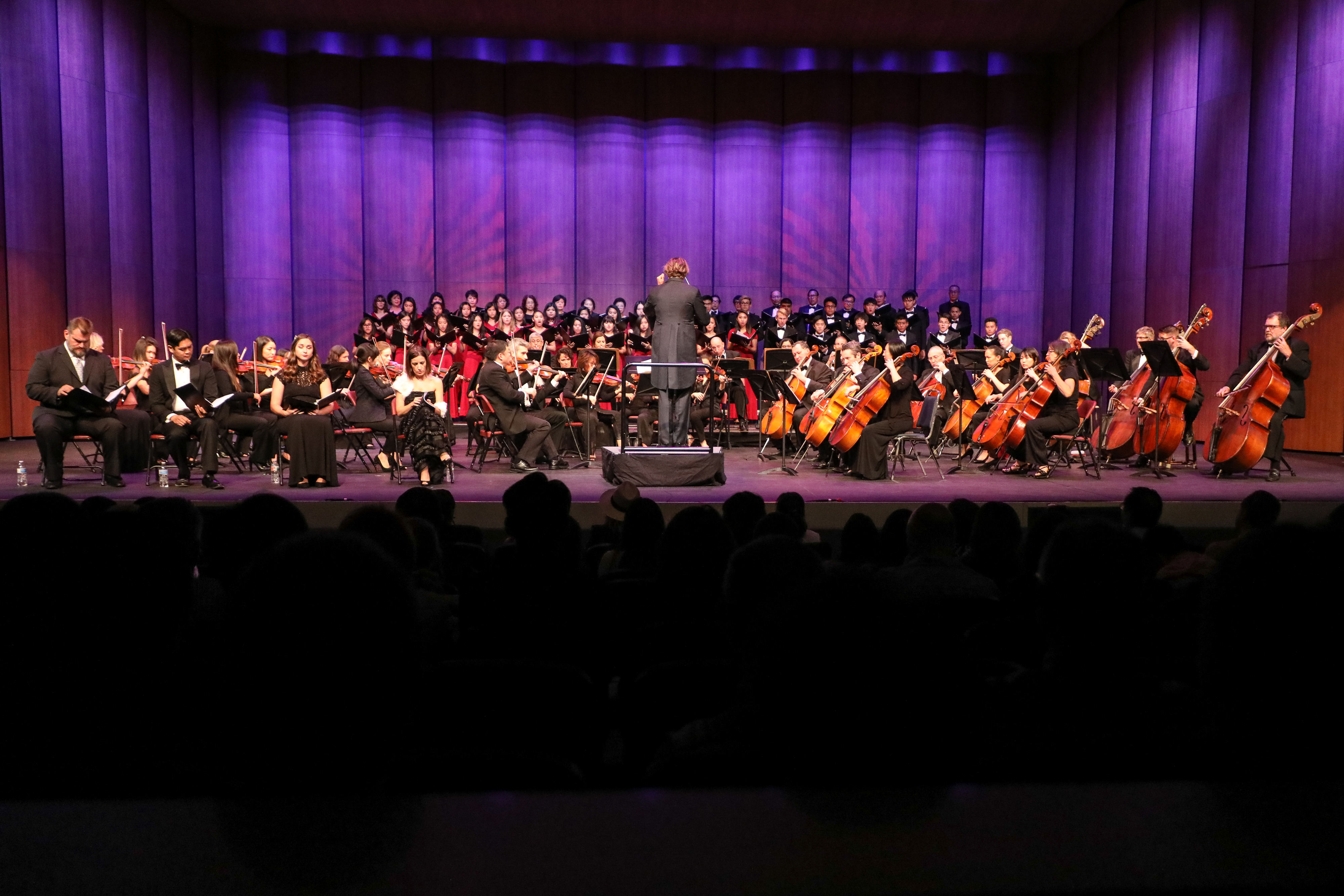 Maestro Carlo Ponti and the Los Angeles Virtuosi Orchestra perform at the Arcadia Performing Arts Center