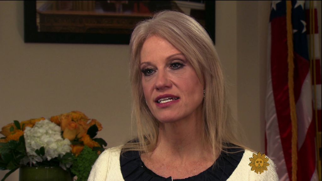 Kellyanne Conway during an appearance on CBS's 'Sunday Morning.