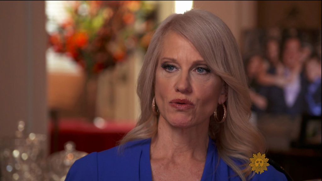 Kellyanne Conway during an appearance on CBS's 'Sunday Morning.