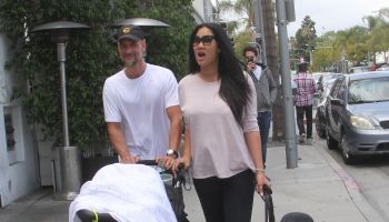 Kimora Lee Simmons spotted out with her family in Beverly Hills