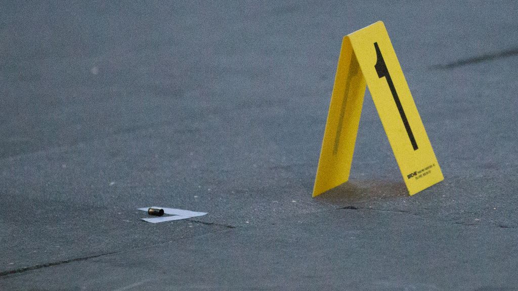 Crime scene of double shooting in Rayners Lane