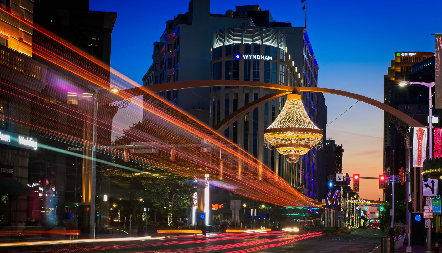 Crystal Chandelierat PlayHouse Square