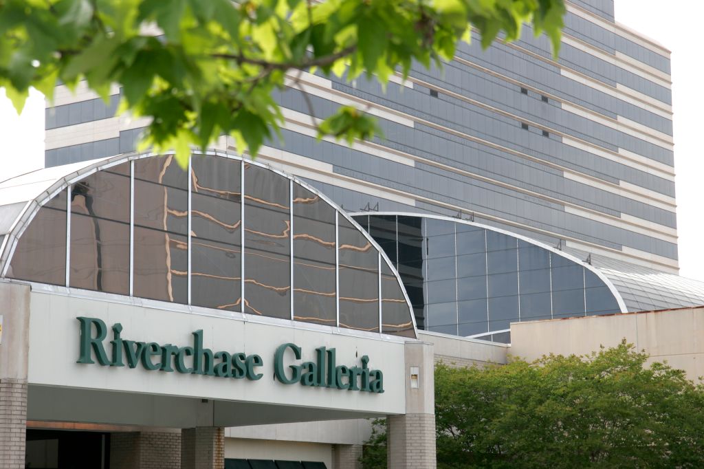 The entrance to Riverchase Galleria Mall.