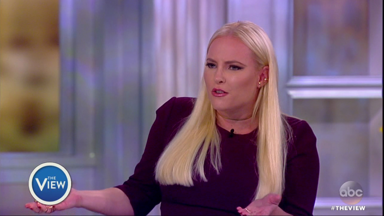 Meghan McCain during an appearance on ABC's 'The View.'