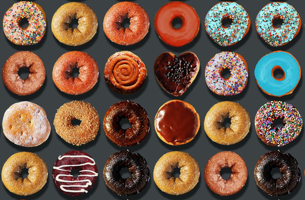 Sweet Portraits Are Made from Hundreds of Donut Pictures: