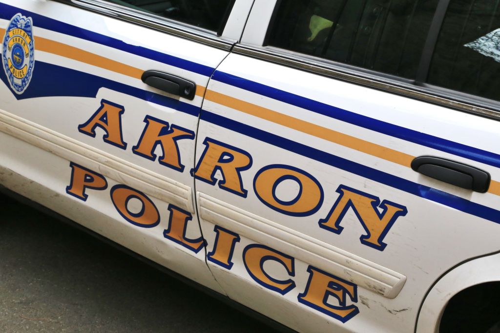 Akron Police vehicle