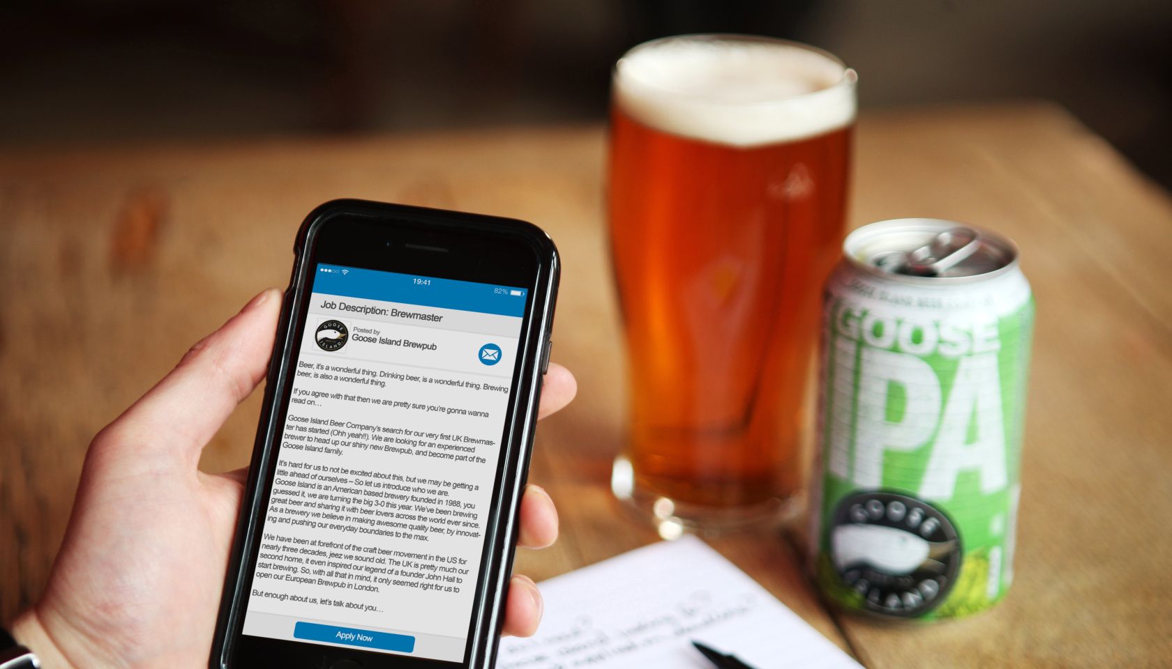 Goose Island advertises first ever UK Brewmaster role