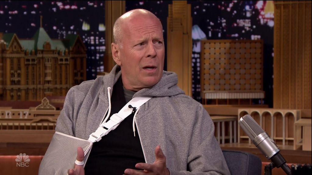 Bruce Willis during an appearance on NBC's 'The Tonight Show Starring Jimmy Fallon.'