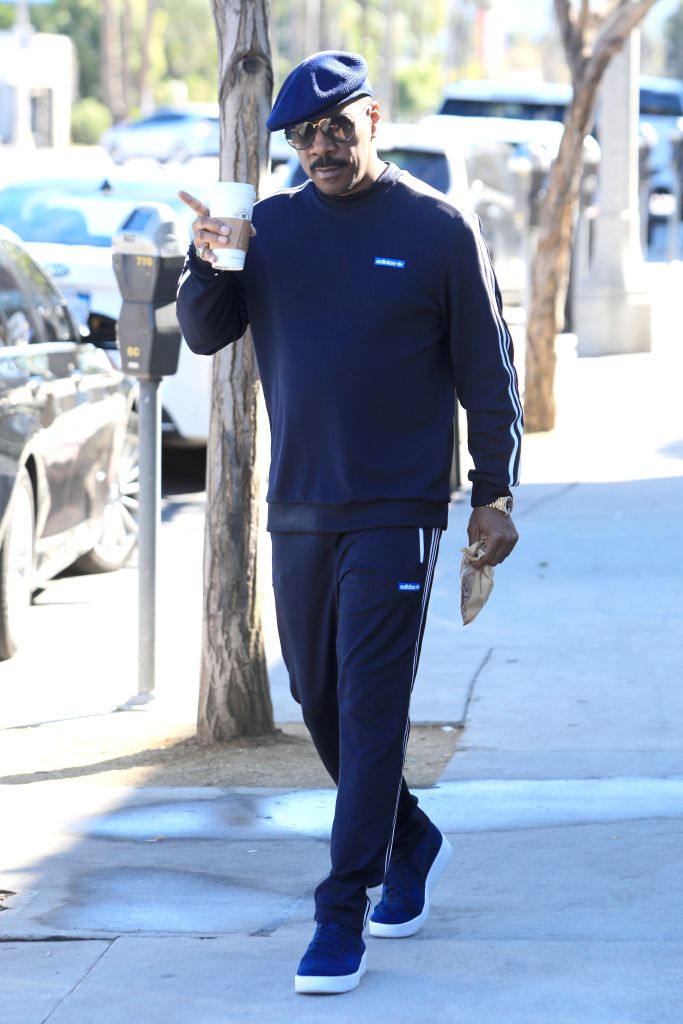 Eddie Murphy goes solo for a coffee in LA