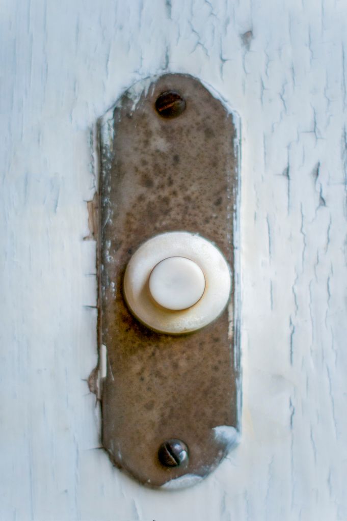 Old door bell button