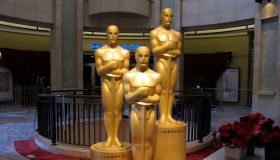 Oscar trophies at the Dolby Theatre in Hollywood