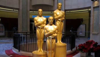 Oscar trophies at the Dolby Theatre in Hollywood