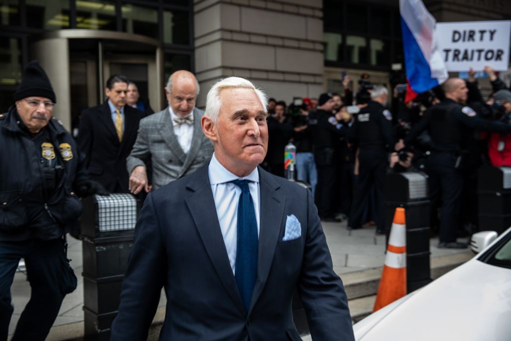 Roger Stone leaves Federal Court in Washington