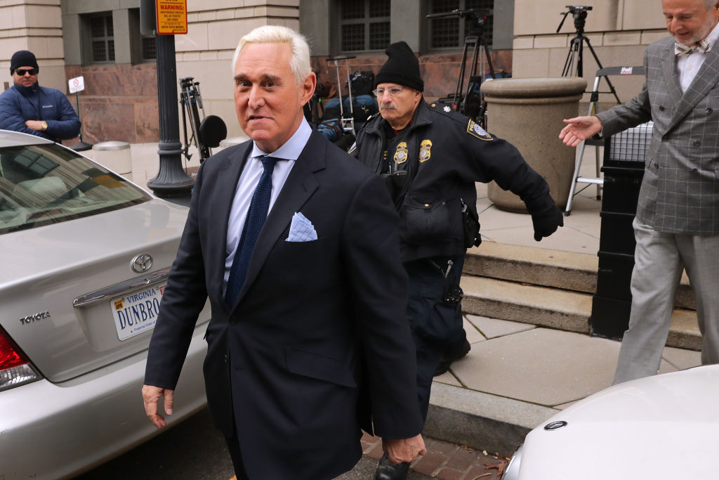 Roger Stone Arraigned On Charges Of Obstruction And Witness Tampering In Russia Investigation