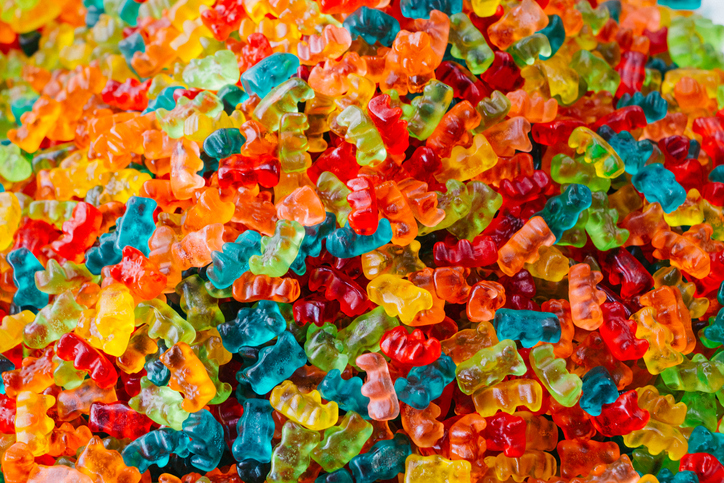 Full Frame Shot Of Gummy Bears