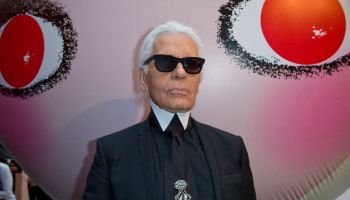 (EDITORS NOTE: File photo.) Karl Lagerfeld attends at the...