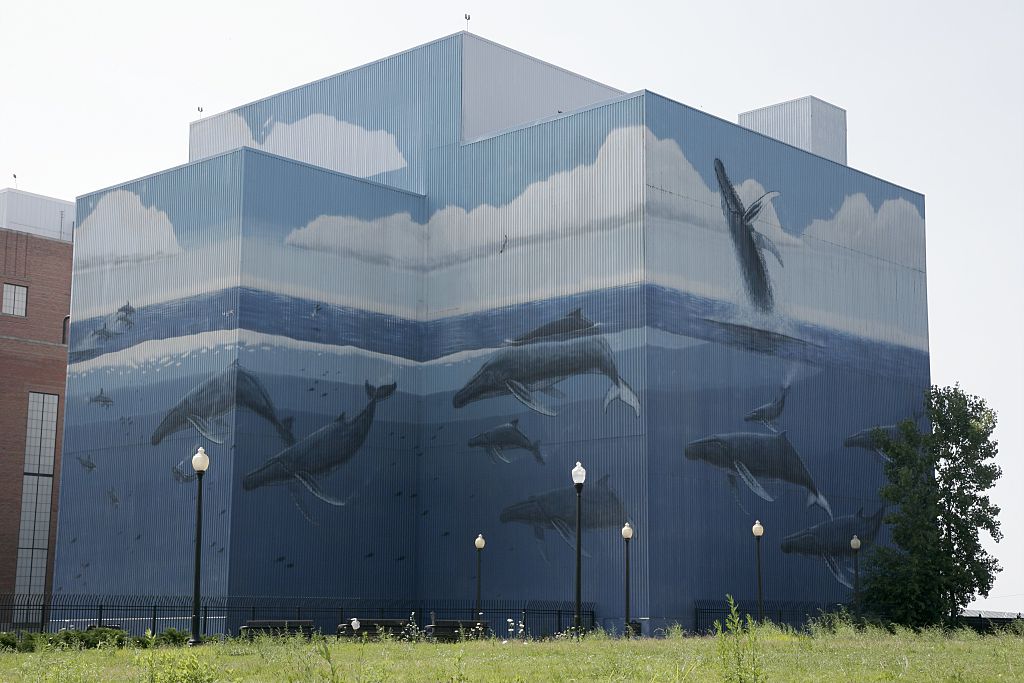 Public Power Generating Station, Whale Mural