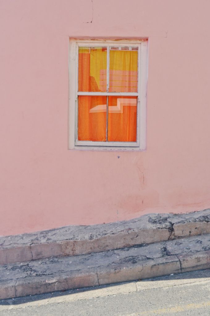 Window On Pink Wall