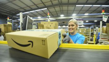 Inside the Amazon UK warehouse on Black Friday