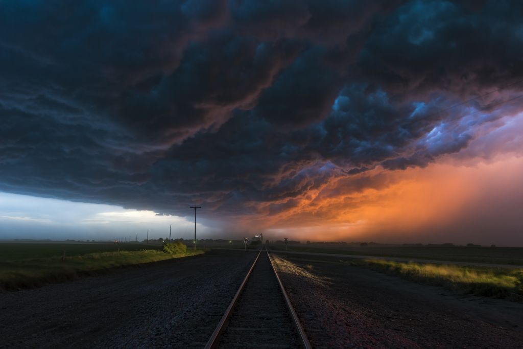 Stunning super storms in Nebraska USA
