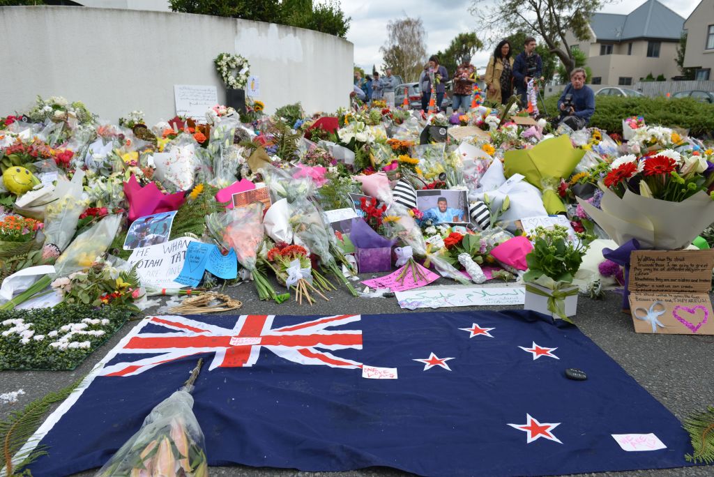 Tribute to victims of twin terror attacks in New Zealand