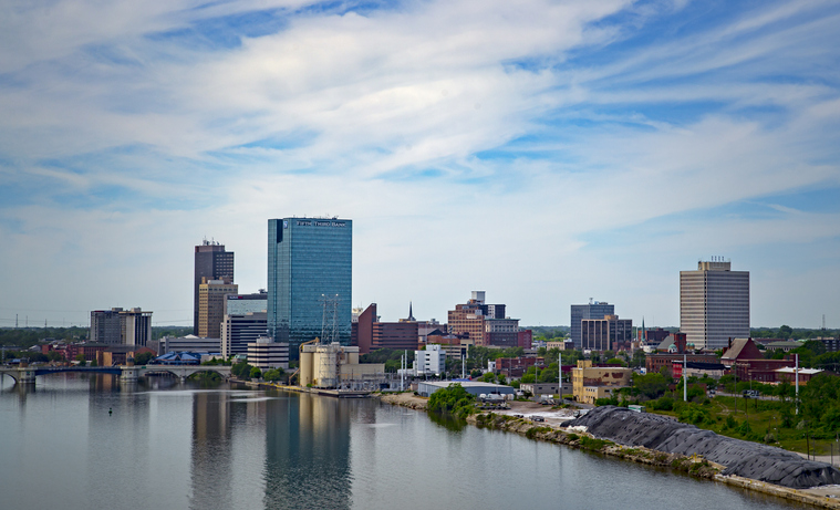 Toledo from the Skyway Bridge