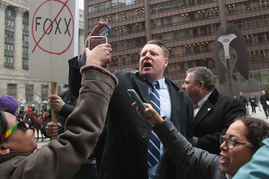 Chicago Police Protest State's Attorney Kim Foxx Over Jussie Smollett Case