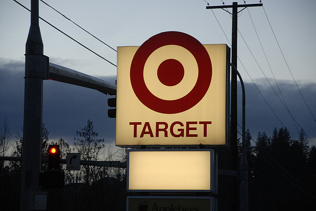 Target store sign in Buckley ,Washington, USA