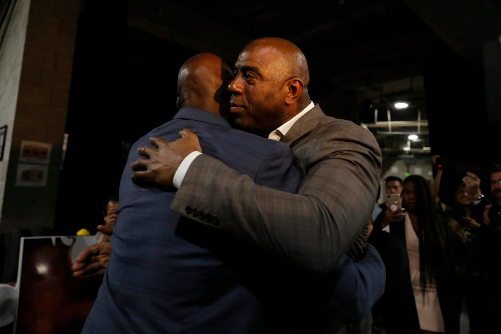 Earvin 'Magic' Johnson Steps Down As Lakers President Of Basketball Operations