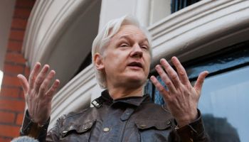 Ecuadorian Embassy where Julian Assange has claimed refuge since 2012