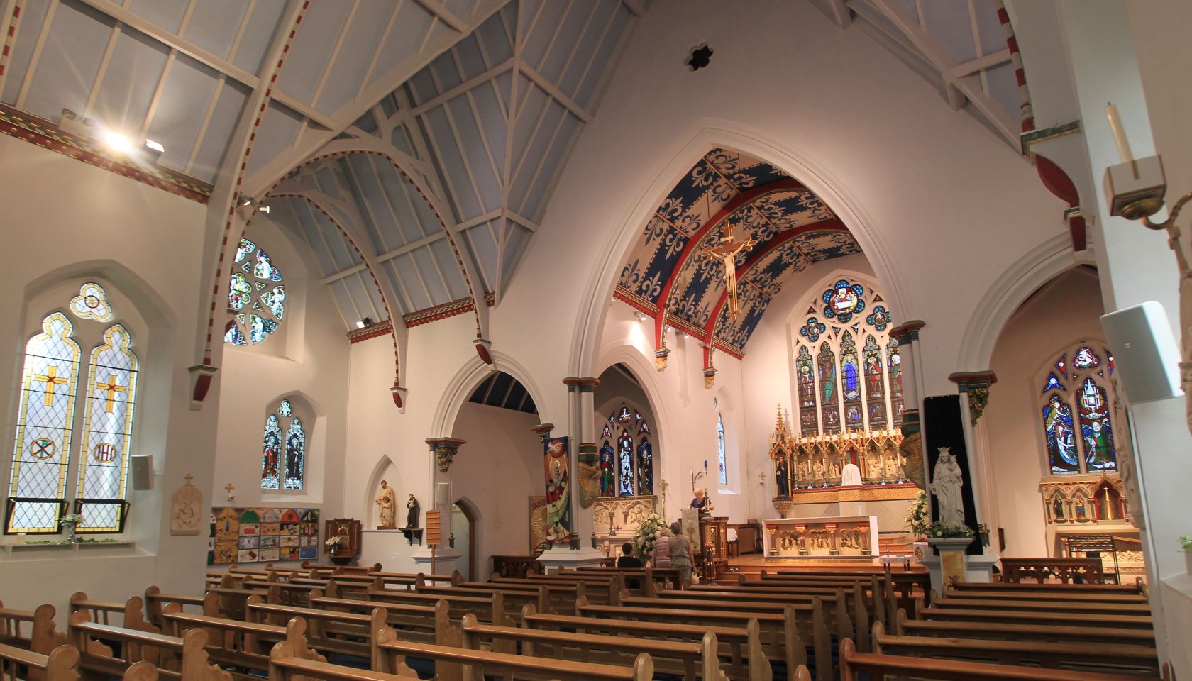 Christopher Biggins visits St Mary's Church