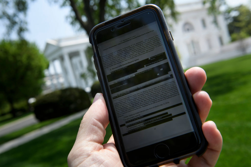 US-POLITICS-INVESTIGATION-MUELLER-JUSTICE-REPORT