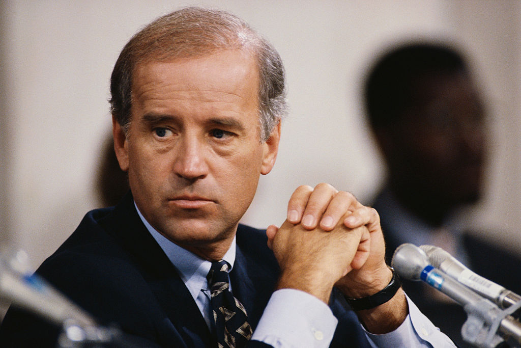 Senator Joe Biden during Clarence Thomas Hearings
