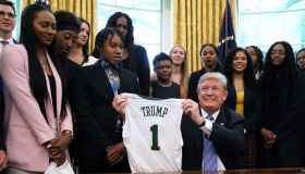 President Donald Trump Welcomes The 2019 NCAA Division I Women's Basketball National Champions Baylor Lady Bears to the White House