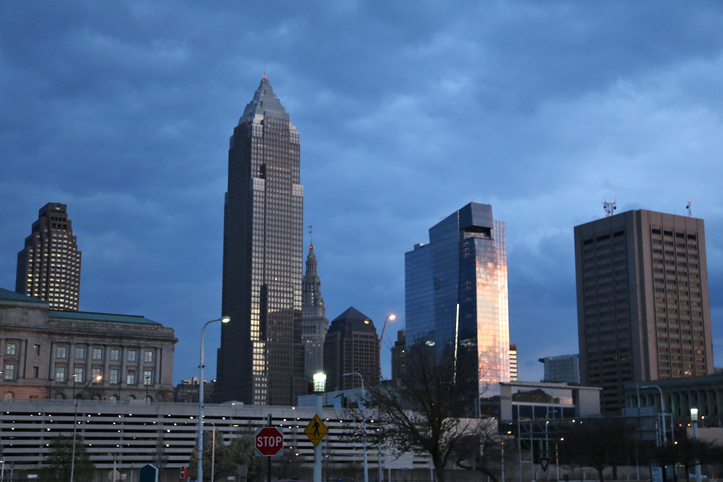 Cleveland downtown skyline