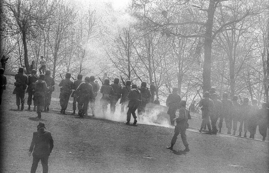National Guard Advances On KSU Students