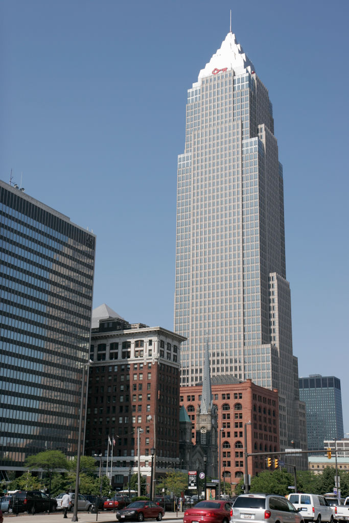 The exterior of Key Tower.